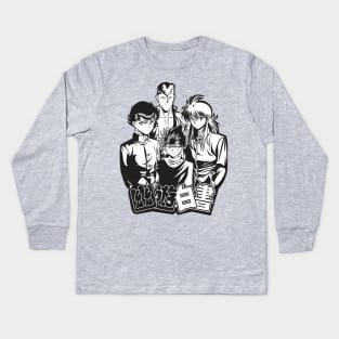 yu yu hakusho Team fanart Kids Long Sleeve T-Shirt